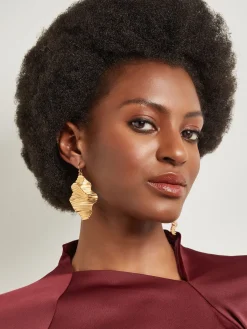 New Ripple Textured Warm Earrings Accessories|Earrings
