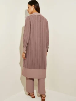 Sale Sheer Duster - Long Brown Coat | Jackets & Coats