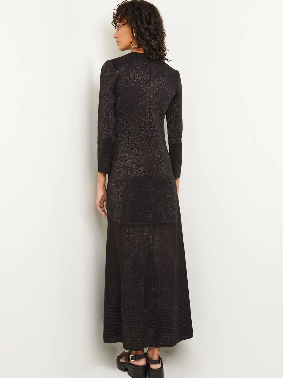 Discount Shimmer Knit Maxi Dress Dresses