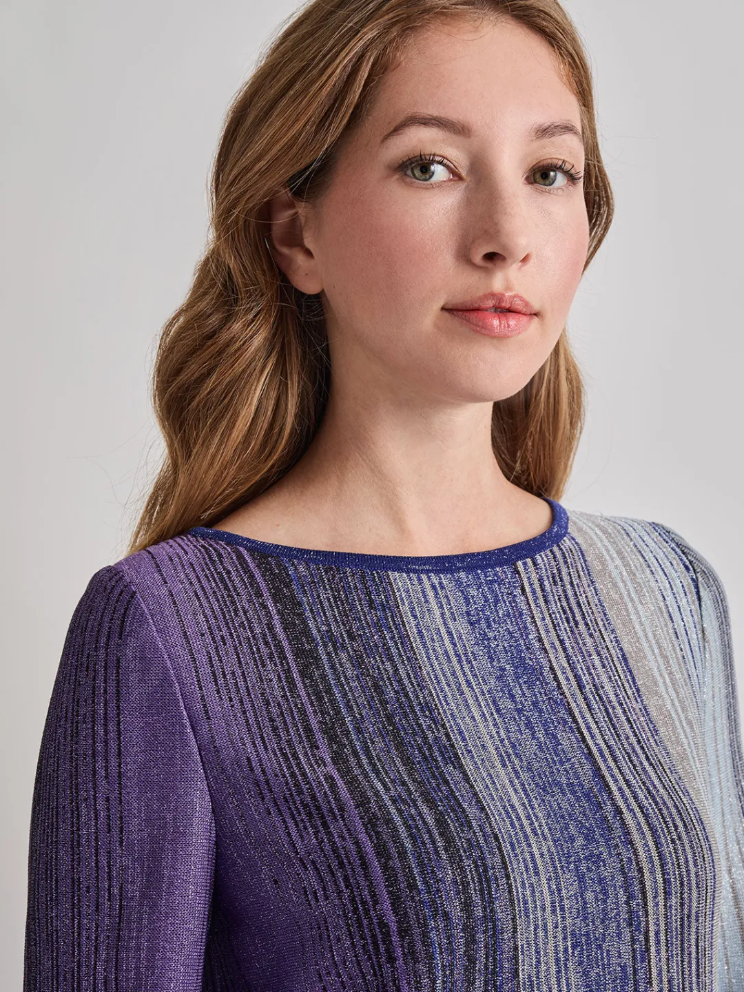 Discount Shimmer Lurex Knit Tunic Tops & Tees