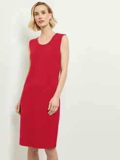 Clearance Sleeveless Sheath Knit Dress Dresses