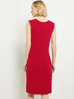 Clearance Sleeveless Sheath Knit Dress Dresses