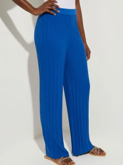 Best Soft Ribbed Knit Wide Leg Pant Pants & Shorts