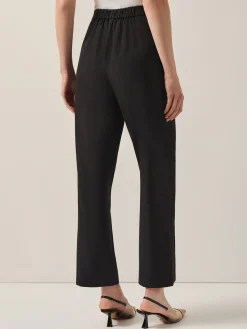 Clearance Split Hem Straight Leg Woven Pants Pants & Shorts