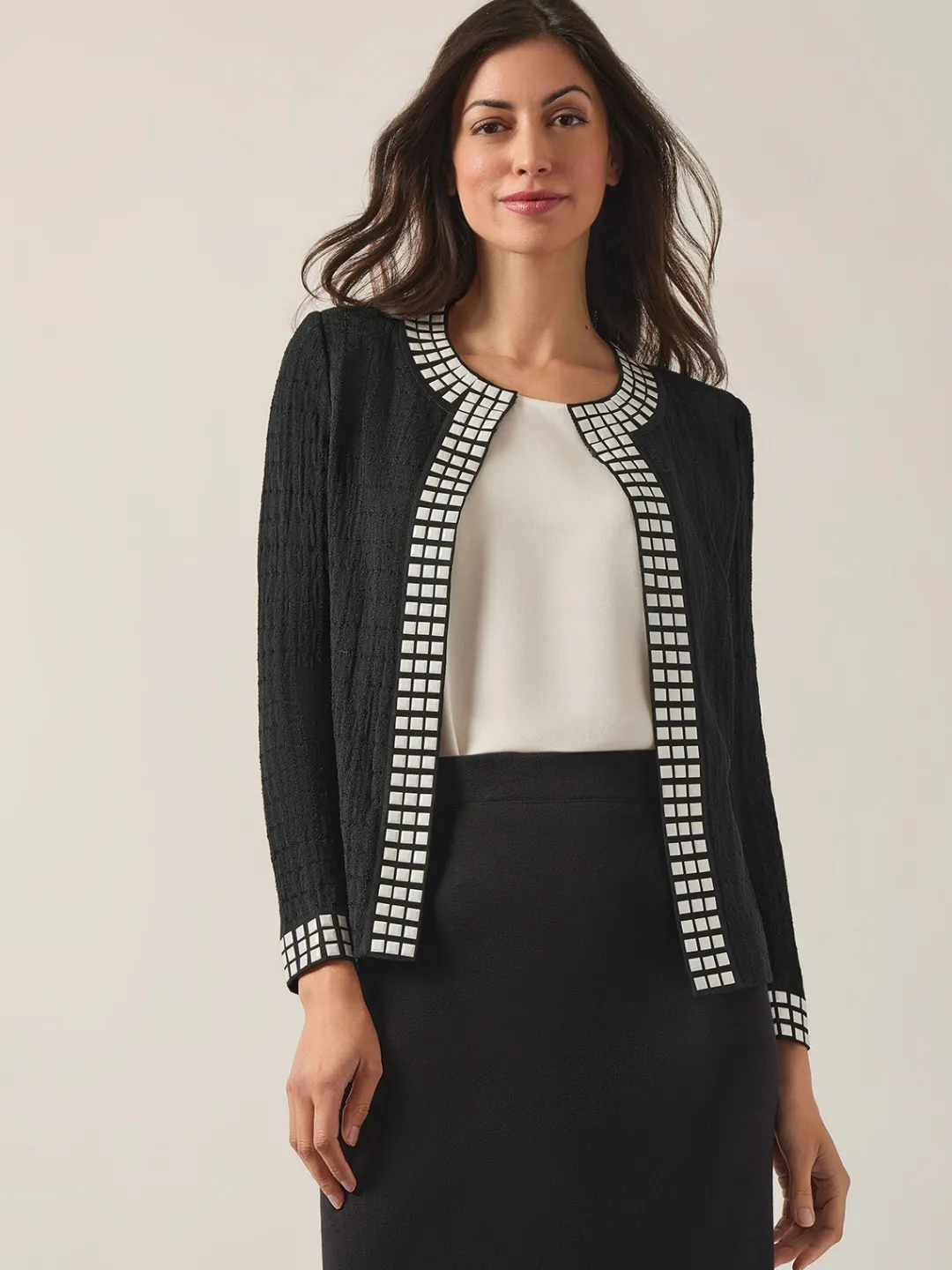 Sale Studded Open Neck Jacket Jackets & Coats