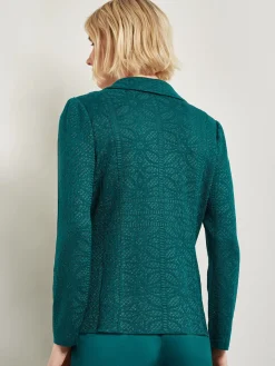 Best Tailored Fit Jacket - Detailed Jacquard Knit Jackets & Coats
