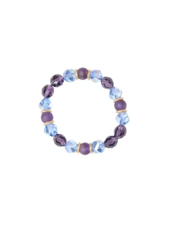 New Tanzanite and Matte Gold Bracelet Accessories|Bracelets