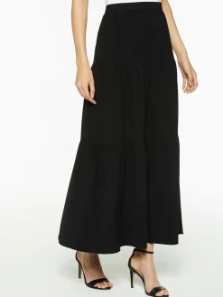 Discount Tiered Light Flounce Maxi Skirt Skirts