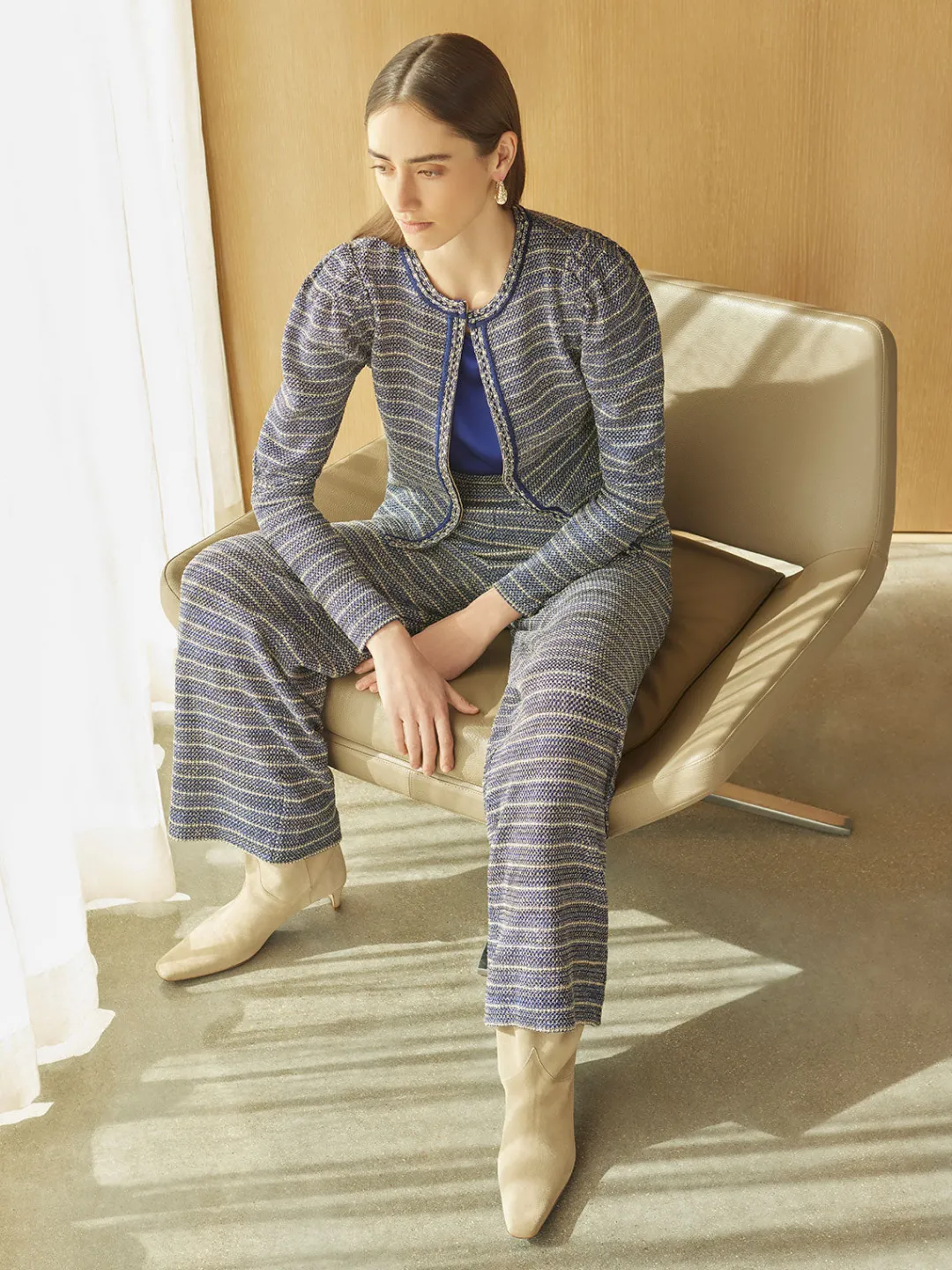 Best Tweed Knit Straight Leg Pant Pants & Shorts