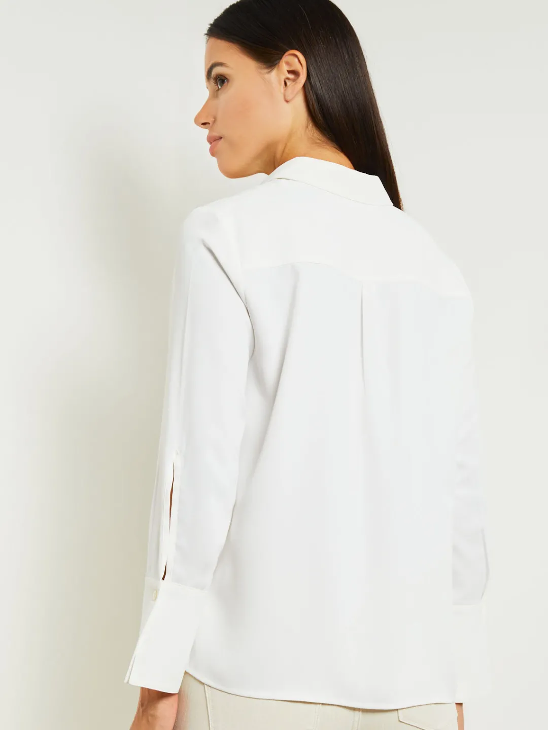 Best White Floral Top - Crepe de Chine Blouse | Blouses & Shirts|Tops & Tees